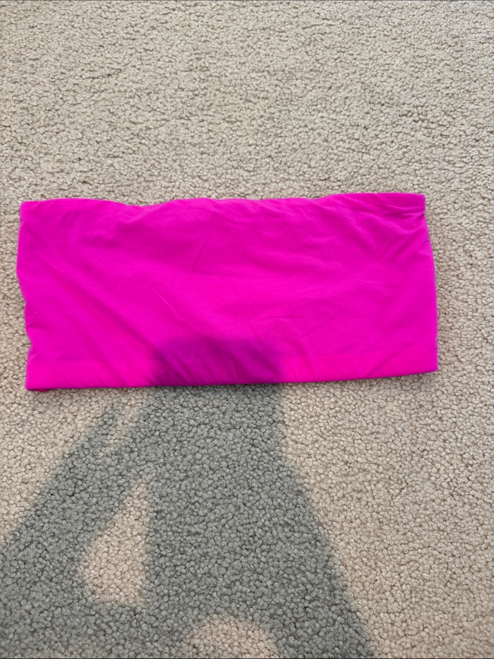 SKIMS Hot Pink Strapless Bandeau Top